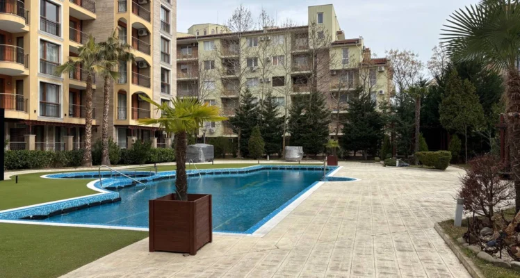 Трёхкомнатная квартира с террасой в Harmony Suites 3 - Солнечный берег, Болгария