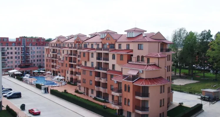 Однокімнатна квартира у комплексі Kasandra Aparthotel - Сонячний берег, Болгарія