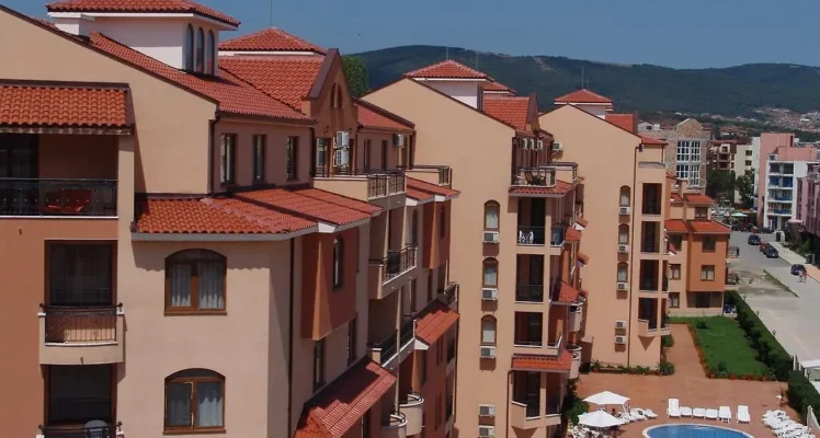 Однокімнатна квартира у комплексі Kasandra Aparthotel - Сонячний берег, Болгарія